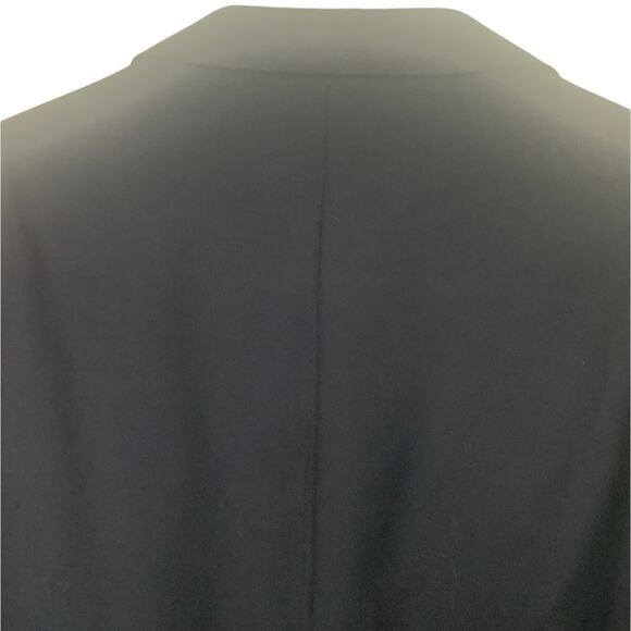 Tiglio Luxe Suit Coat Blazer 44R Mens Navy 2 Button Italy Lanificio di Biella - Picture 5 of 12